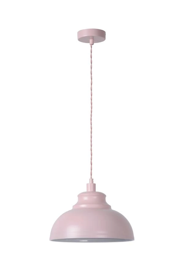 Lucide ISLA - Pendant light - Ø 29 cm - 1xE14 - Pink - off